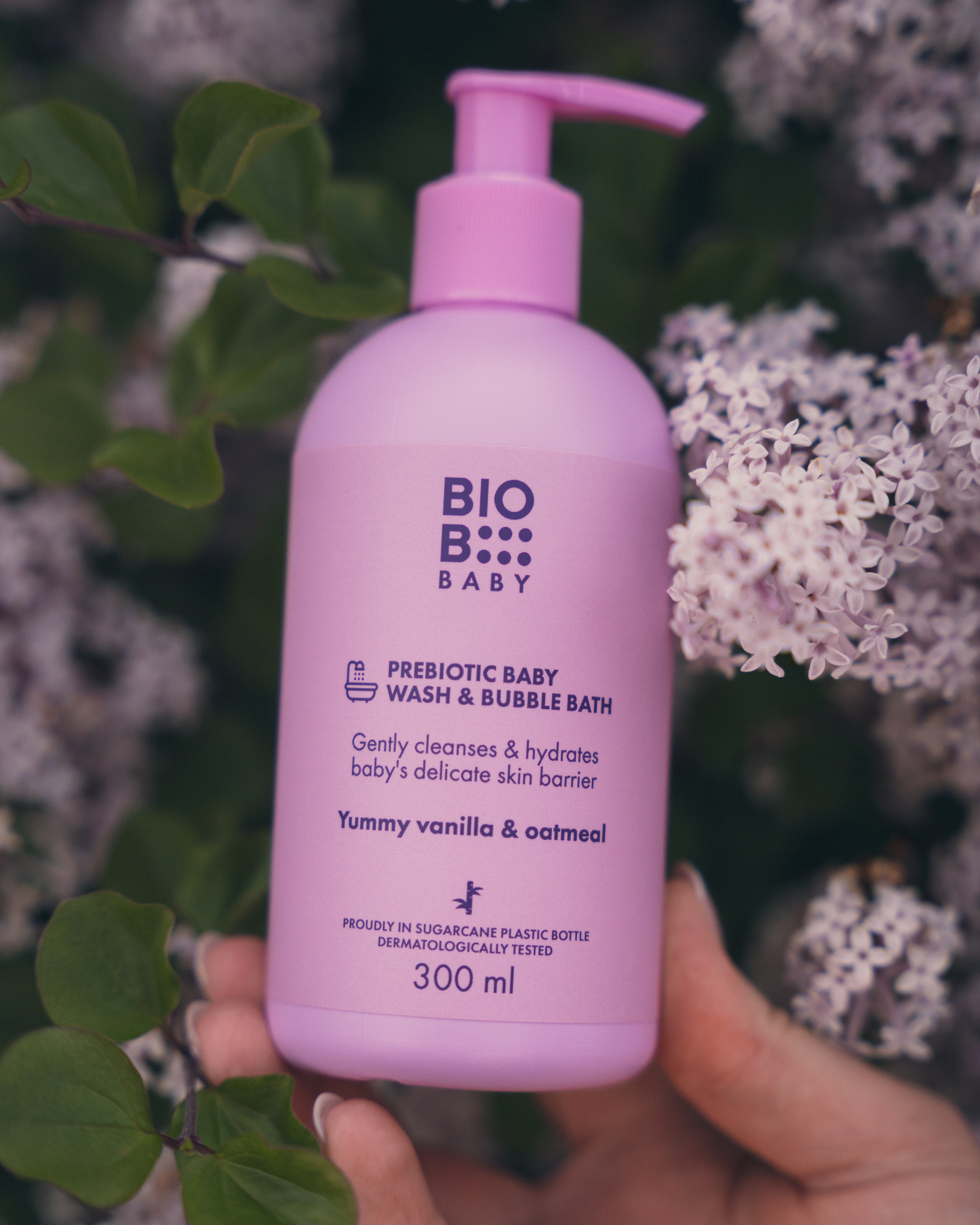 BioB Baby Wash & Bubbles med Præbiotika – Mild og Sæbefri Vask - BiobDK