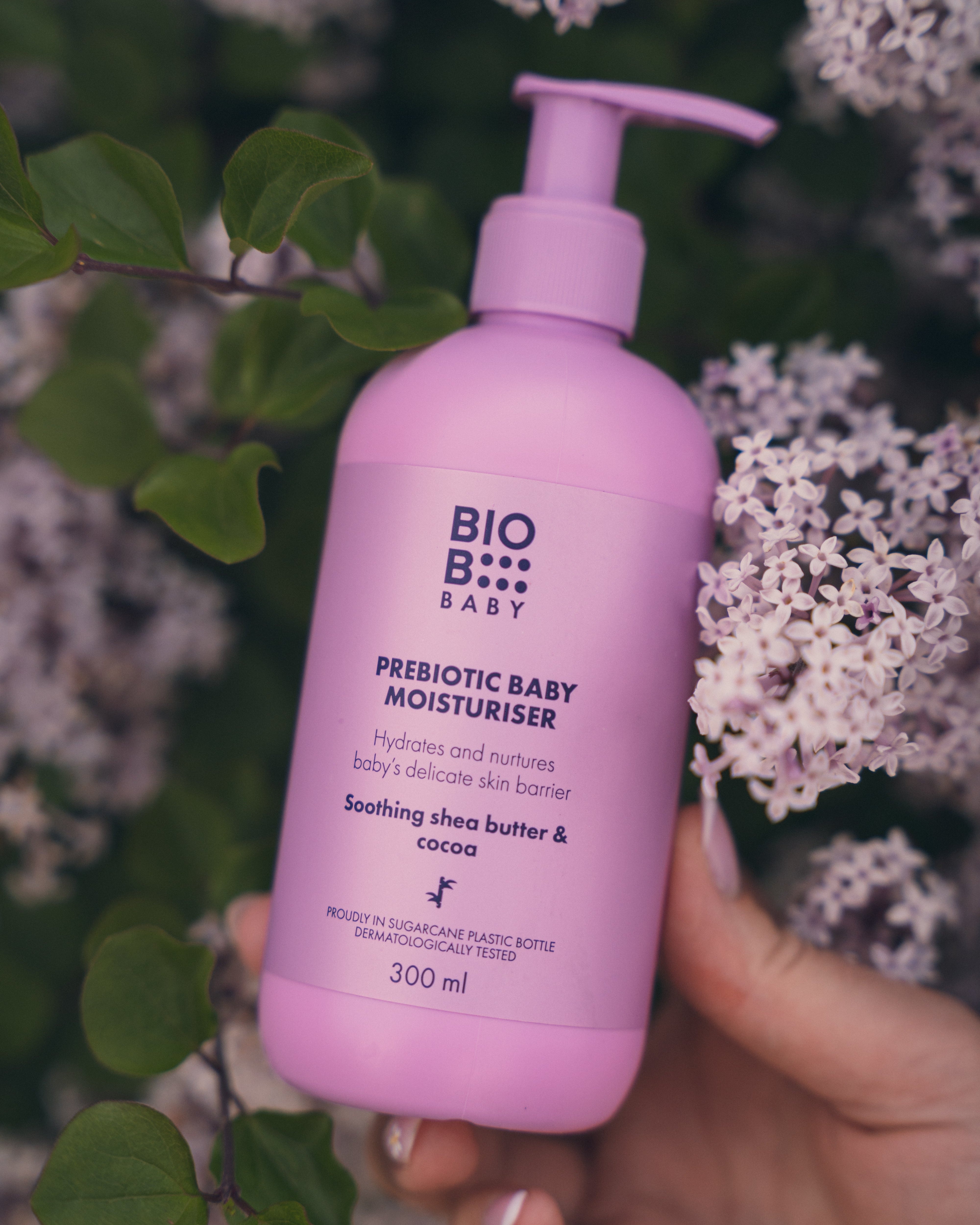BioB Baby Hudlotion med Præbiotika – Naturlig Fugt til Sart Babyhud - BiobDK